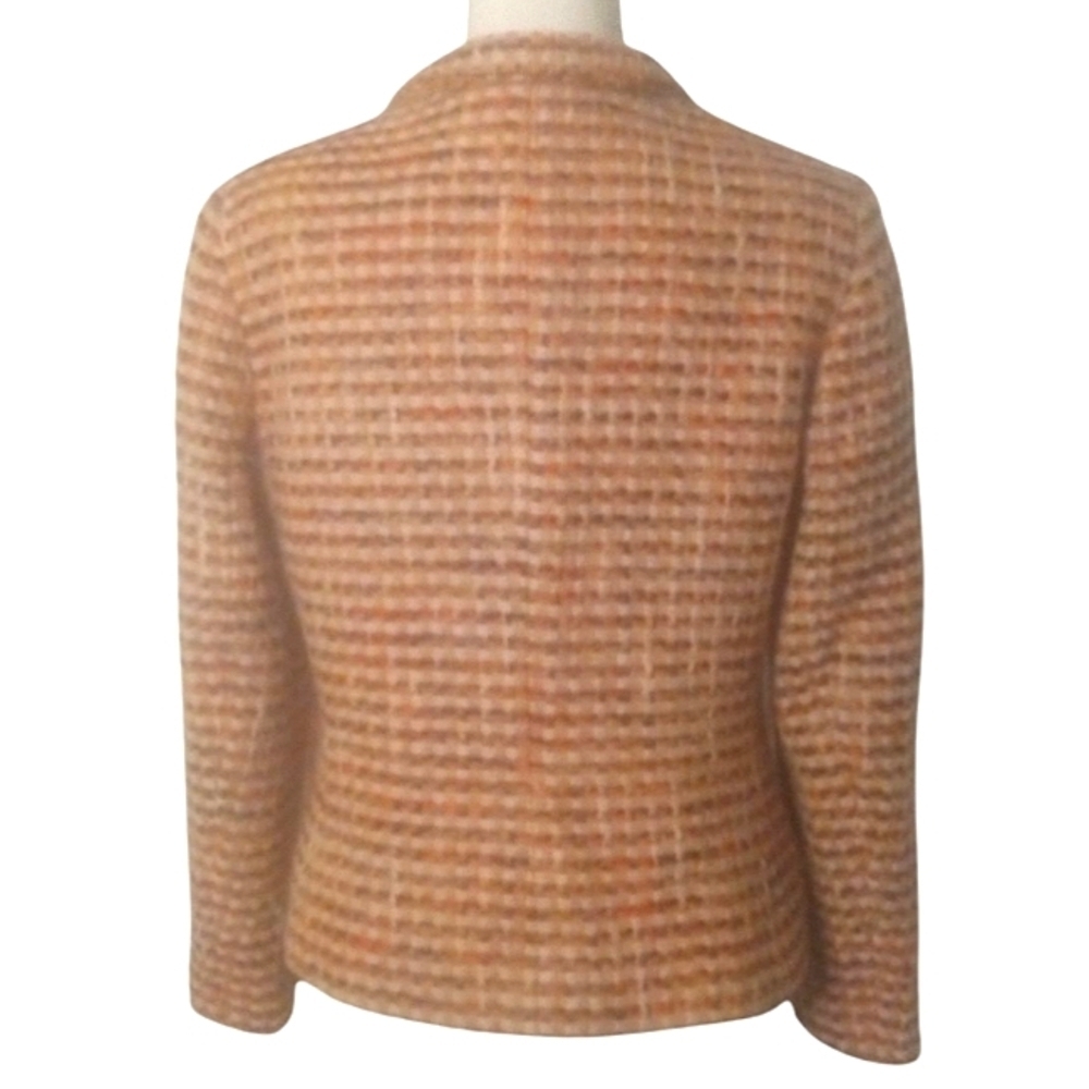 Talbot's Women's Wool Tweed 2 Hidden Button Blazer Lined Size 8 Petite - Picture 4 of 10